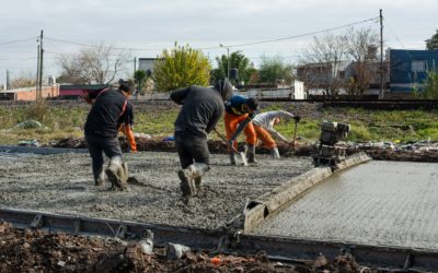 AVANZAN LAS OBRAS DE PAVIMENTACIÓN EN LAFAYETTE