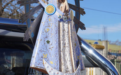 LA VIRGEN DE LUJÁN ESTÁ EN MERLO