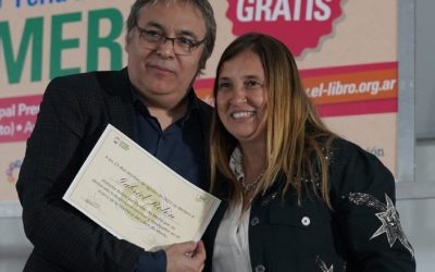 GABRIEL ROLÓN Y EDUARDO SACHERI EN LA FERIA DEL LIBRO