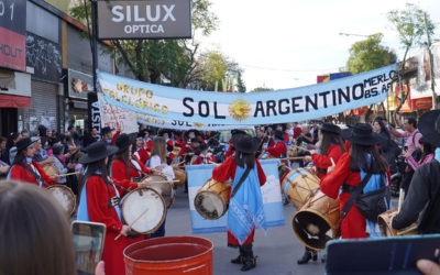SE REALIZÓ EN MERLO LA 3era MARCHA DE LOS BOMBOS
