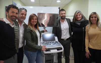 EL HOSPITAL DE PONTEVEDRA RECIBIÓ LA DONACIÓN DE UN ECÓGRAFO