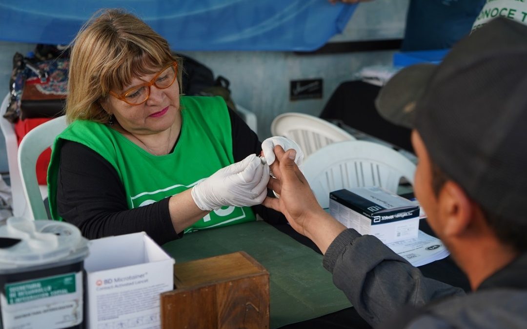 JORNADA DE TESTEOS DE VIH Y SÍFILIS EN EL PARQUE DE LA UNIDAD NACIONAL