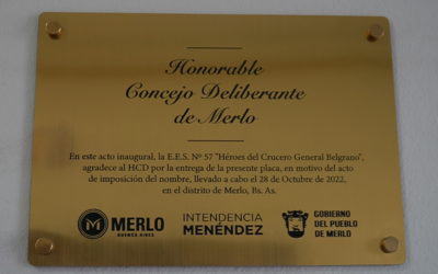 ACTO DE IMPOSICIÓN DEL NOMBRE DE LA ESCUELA Nº 57