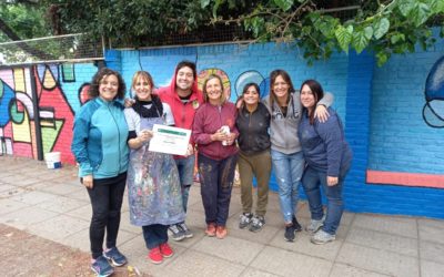 MURAL POR EL MES DE LA SALUD MENTAL EN MERLO