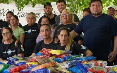 SE ENTREGARON LOS ALIMENTOS RECAUDADOS EN LA ECO AVENTURA