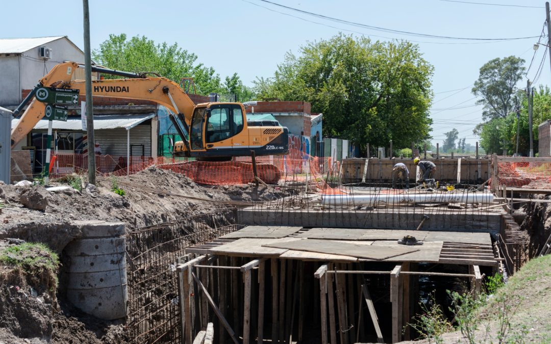 CONTINÚAN LAS OBRAS EN EL ARROYO BUSTILLO