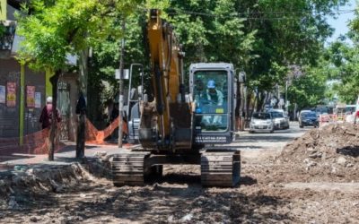SE SUMAN MÁS OBRAS DE RECONSTRUCCIÓN DE PAVIMENTO EN MERLO