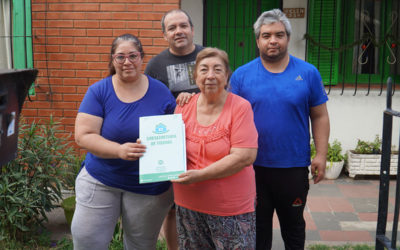 MÁS VECINOS DE MERLO TIENEN LAS ESCRITURAS DE SUS HOGARES