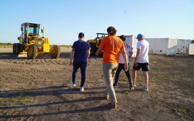 GUSTAVO MENÉNDEZ RECORRIÓ LAS OBRAS DEL NUEVO CAMPUS UNIVERSITARIO DE LA UNO