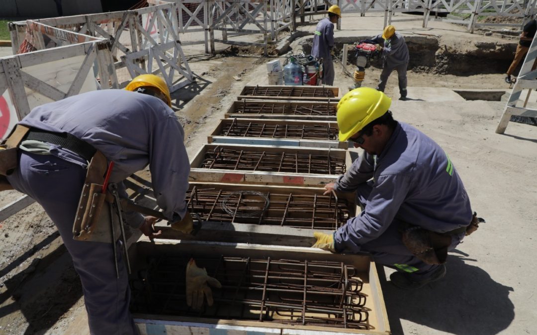 AVANZA IMPORTANTE OBRA DE AGUA POTABLE EN MERLO