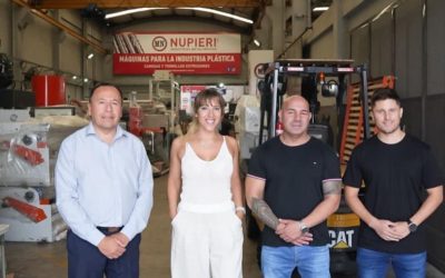 AUTORIDADES MUNICIPALES VISITARON LA METALÚRGICA NUPIERI