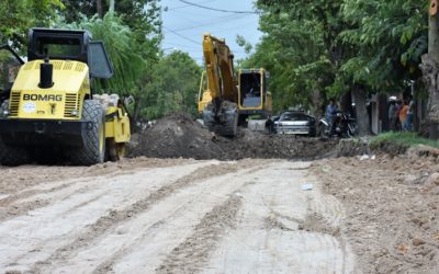 TRABAJOS DE URBANIZACIÓN EN LOS BARRIOS DE MERLO