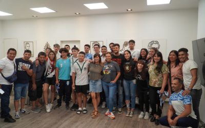 DEPORTISTAS MERLENSES VISITARON A LA INTENDENTA