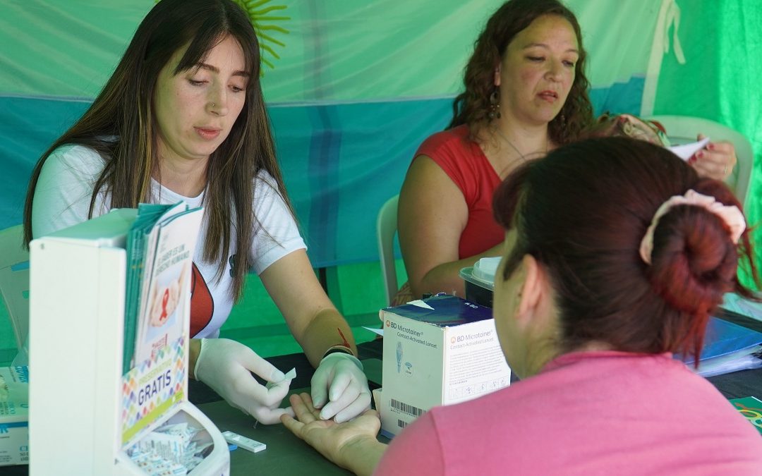 CARPA ITINERANTE DE TESTEO EN MERLO