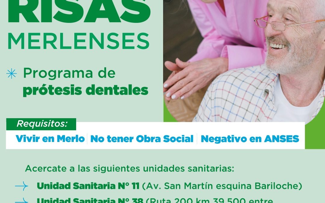 “SONRISAS MERLENSES” PROGRAMA DE PRÓTESIS DENTALES