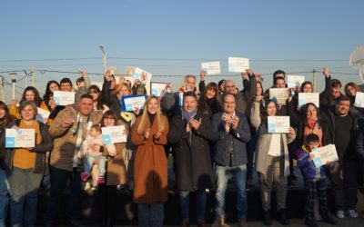 MÁS FAMILIAS MERLENSES CUMPLIERON EL SUEÑO DE LA CASA PROPIA