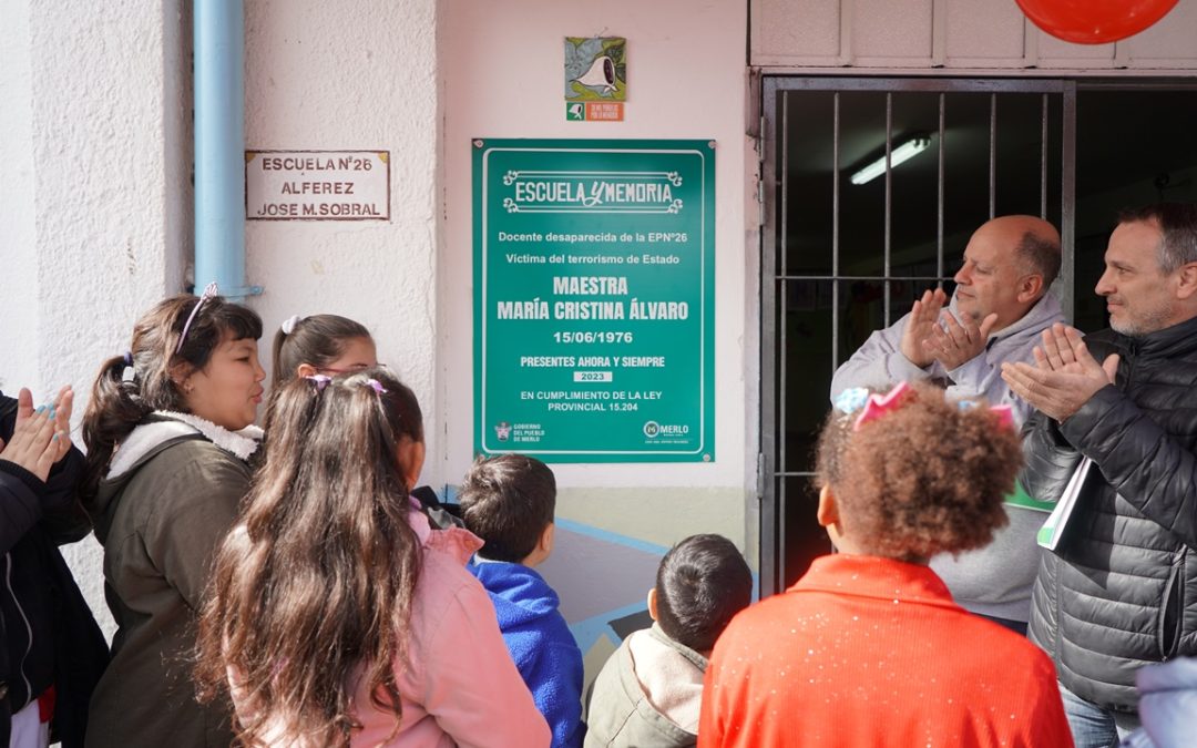 “ESCUELA Y MEMORIA”: HOMENAJE A MAESTRA