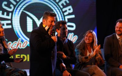 GUSTAVO MENÉNDEZ Y WADO DE PEDRO CERRARON LA EXPO “HECHO EN MERLO”