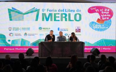 SABORIDO, VACCARO Y MÁXIMO KIRCHNER EN LA FERIA DEL LIBRO DE MERLO