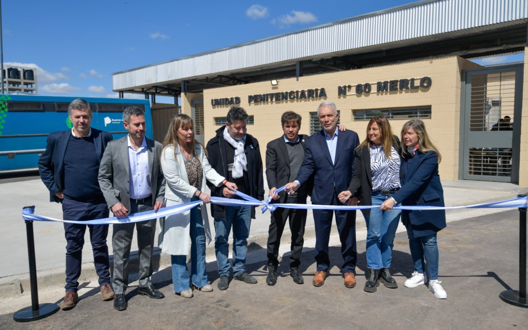 MENÉNDEZ Y KICILLOF INAUGURARON EL COMPLEJO PENITENCIARIO