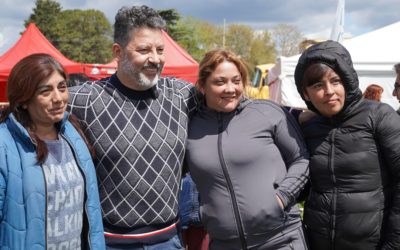 GUSTAVO MENÉNDEZ EN EL “OPERATIVO CUIDARTE”
