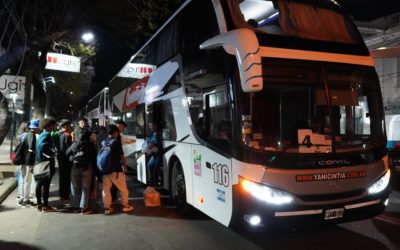JÓVENES MERLENSES PARTIERON HACIA CHAPADMALAL