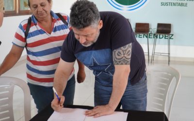 GUSTAVO MENÉNDEZ LOGRÓ UN ACUERDO CON CARNICERÍAS MERLENSES