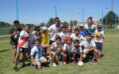 COMPETENCIA DEPORTIVA EN LA COLONIA DEL ARGENTINO DE MERLO