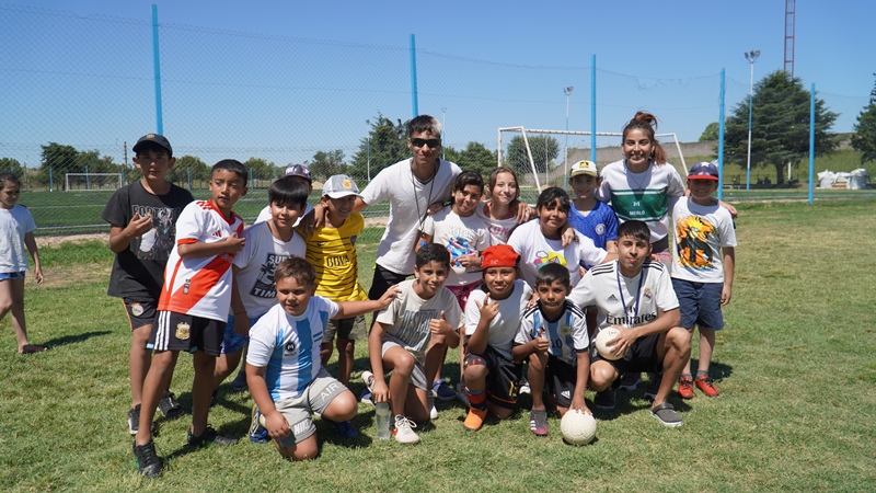 COMPETENCIA DEPORTIVA EN LA COLONIA DEL ARGENTINO DE MERLO