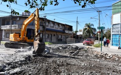 CONTINÚAN LAS OBRAS PÚBLICAS EN MERLO