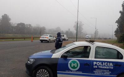 MÁS OPERATIVOS DE TRÁNSITO Y SEGURIDAD EN MERLO
