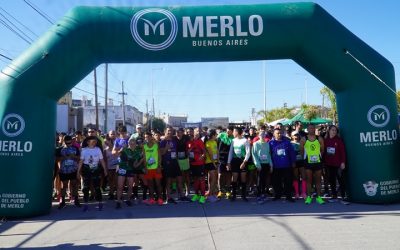 CARRERA BARRIAL EN MERLO NORTE