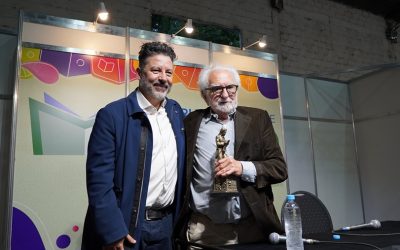 PACHO O’DONNELL Y JUAN MANUEL URTUBEY VISITARON LA FERIA DEL LIBRO