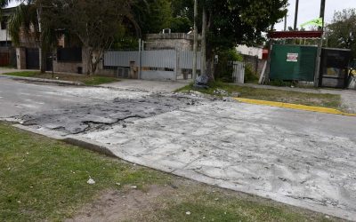 CONTINÚAN LAS OBRAS DE RECONSTRUCCIÓN DE PAVIMENTO