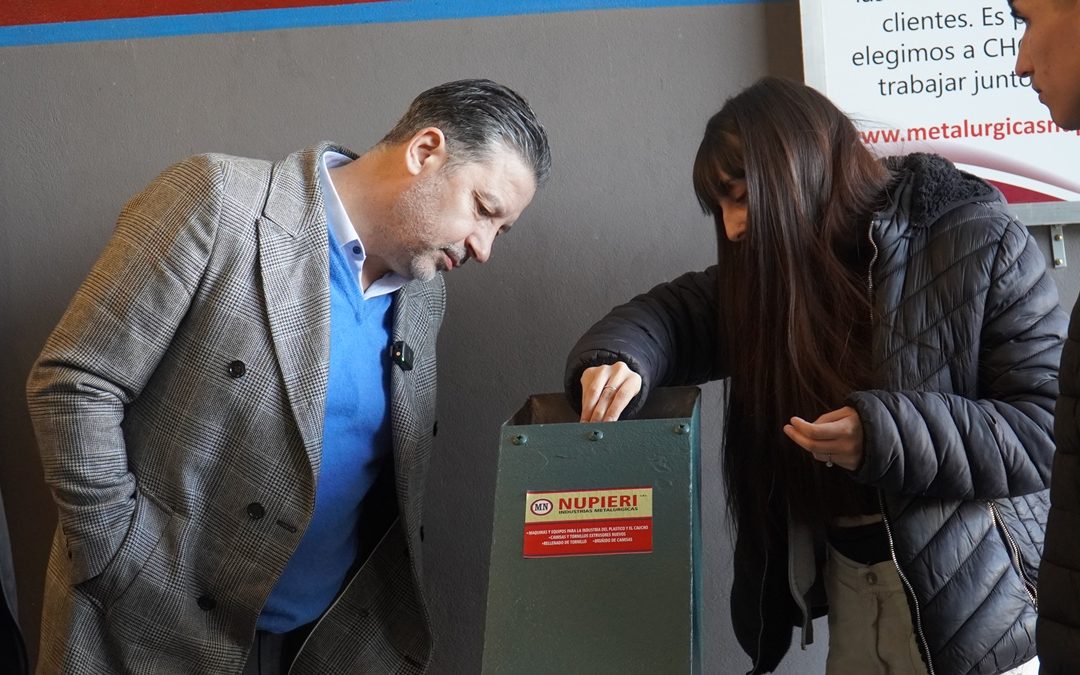 ESCUELA TÉCNICA DE MERLO RECIBIÓ MOLINO INDUSTRIAL