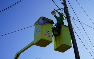 REPARACIÓN DE LUMINARIAS EN BARRIO POMPEYA
