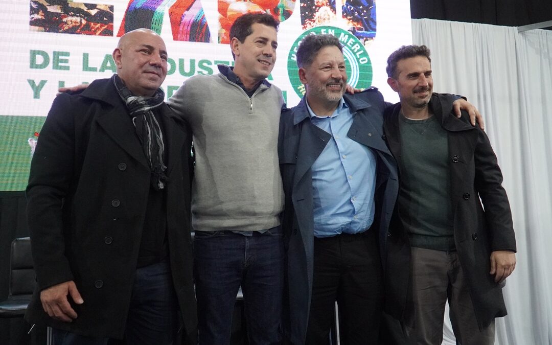 WADO DE PEDRO Y GUILLERMO MORENO VISITARON LA EXPO “HECHO EN MERLO”