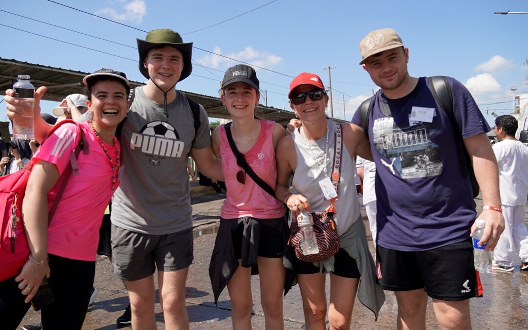 MERLO ASISTIÓ A MILES DE PEREGRINOS
