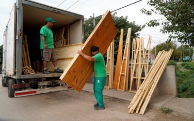 MERLO ASISTE A LOS VECINOS DE MARIANO ACOSTA