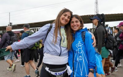 MERLO ASISTIÓ A LOS PEREGRINOS